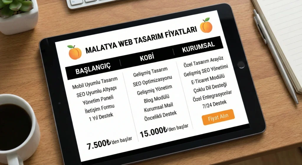 Malatya Web Tasarım Fiyatları
